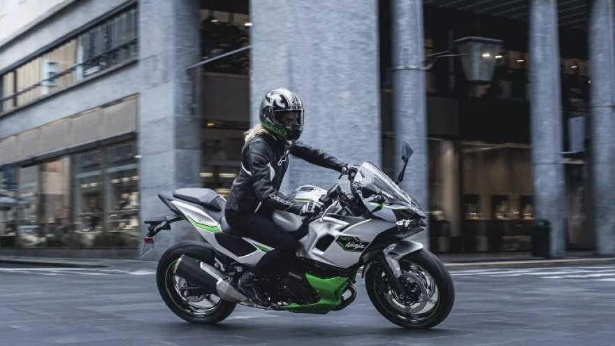 Ảnh chi tiết Kawasaki Ninja 7 Hybrid 2024 - xe mô tô siêu tiết kiệm
