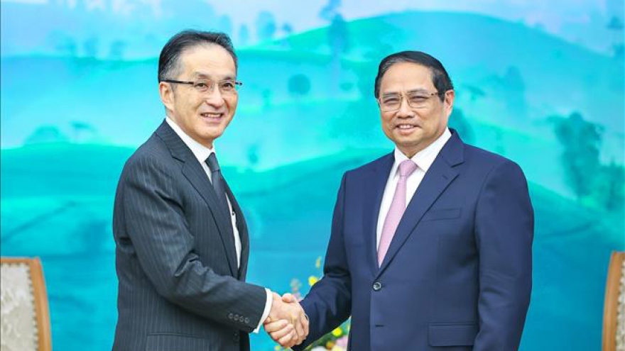 Thủ tướng Phạm Minh Chính tiếp Tổng Giám đốc Tập đoàn Marubeni Kakinoki Masumi