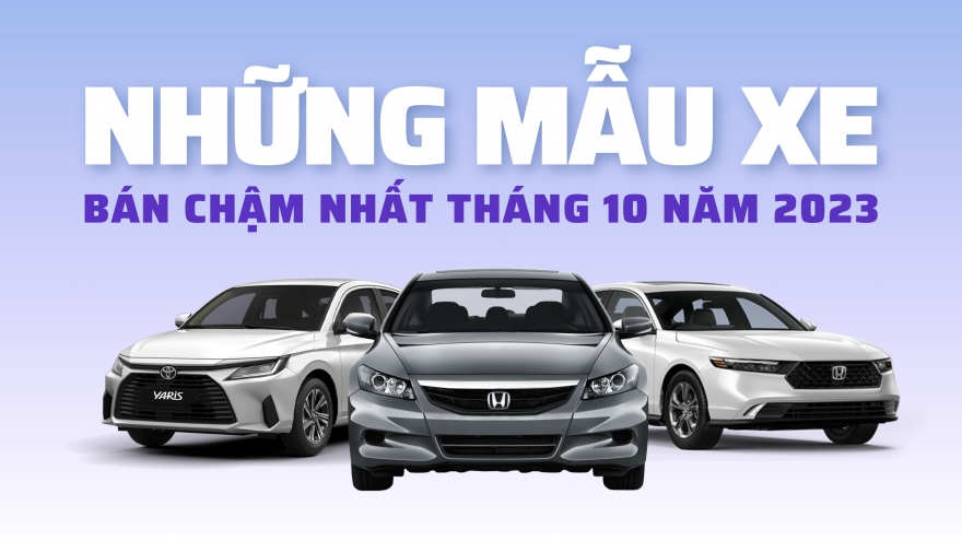 Top 10 mẫu xe bán chậm nhất tháng 10: Vẫn là những "gương mặt" quen thuộc