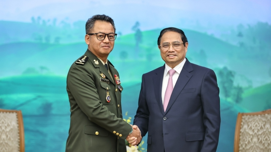 Thủ tướng Phạm Minh Chính tiếp Phó Thủ tướng, Bộ trưởng Quốc phòng Campuchia