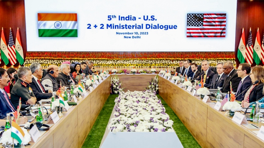 Đối thoại 2+2 Ấn Độ-Mỹ tập trung vào Ấn Độ Dương-Thái Bình Dương