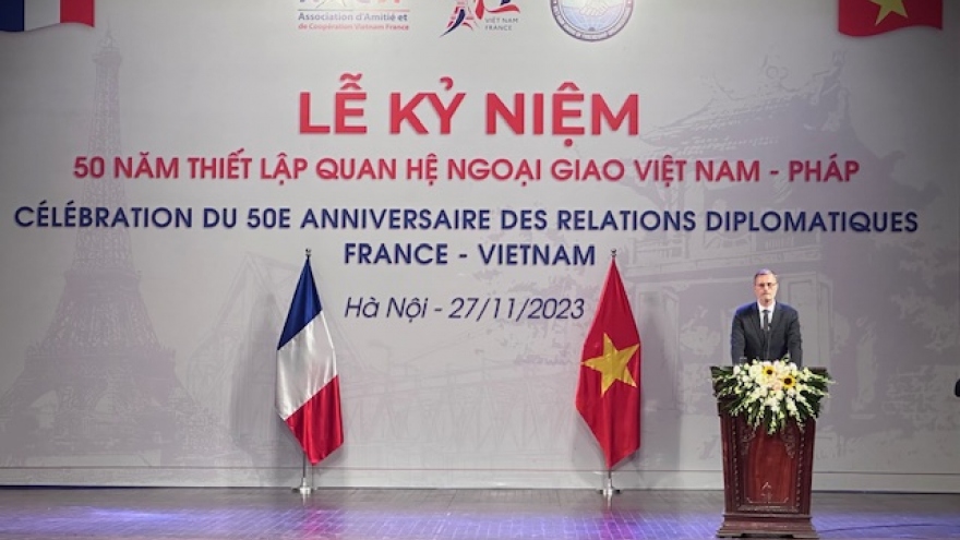 Lễ kỷ niệm 50 năm Quan hệ ngoại giao Việt Nam – Pháp