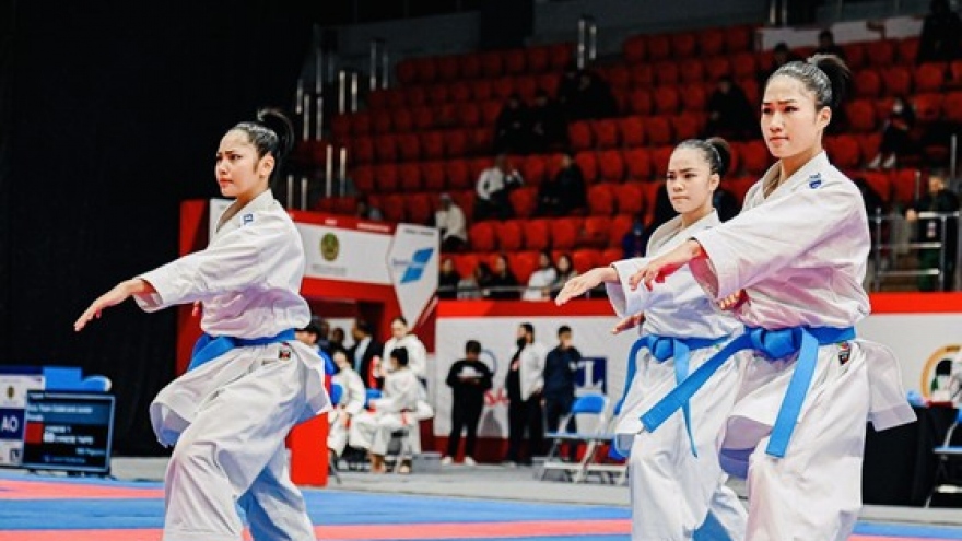 Vietnam wins gold at Asian karate championships