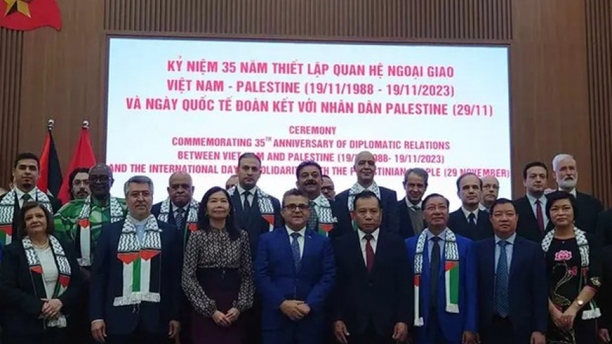 Vietnam, Palestine mark 35th anniversary of diplomatic relations