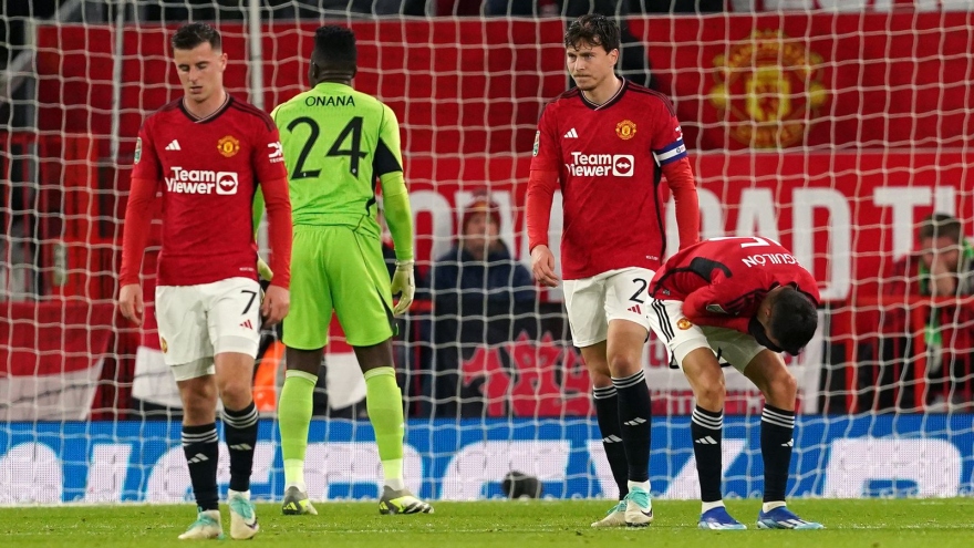 MU của Erik Ten Hag chạm đáy