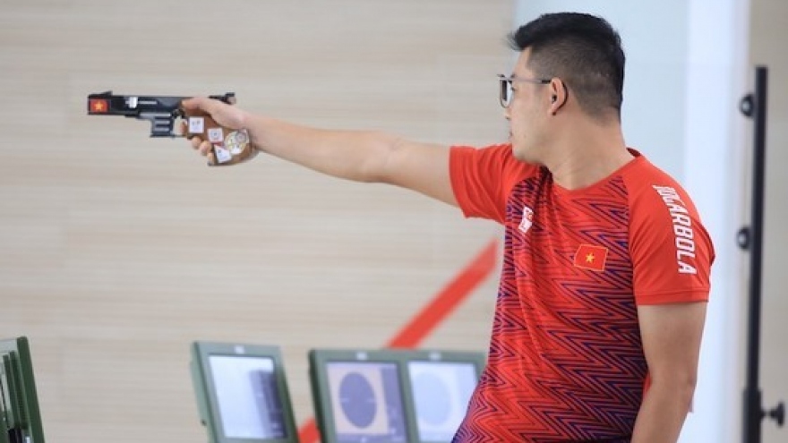 Vietnam wins two first golds at Southeast Asian shooting tournament