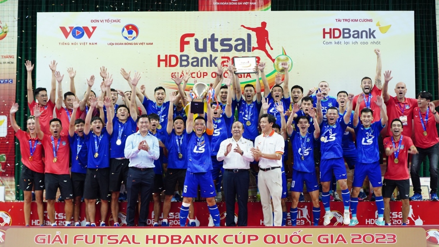 Thắng dễ Cao Bằng, Thái Sơn Nam vô địch giải Futsal HDBank Cúp Quốc gia 2023