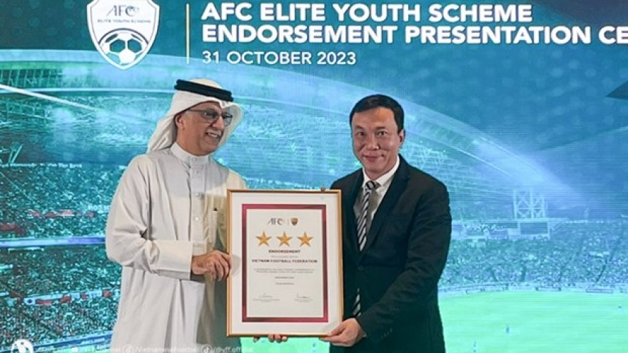 VFF recognised as professional class member in AFC's coach training convention