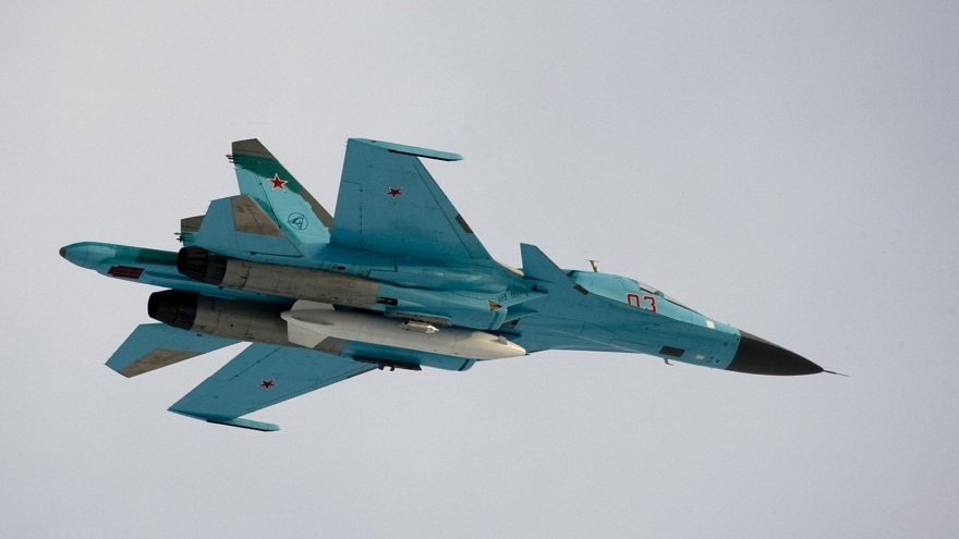 “Xe tăng bay” Su-34 của Nga oanh tạc hàng loạt cứ điểm kiên cố của Ukraine