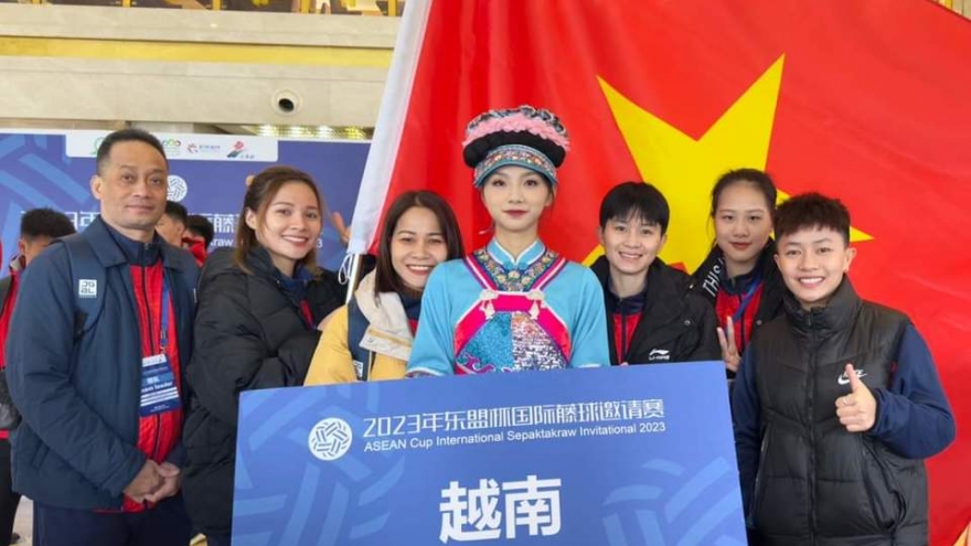 Local female sepak takraw players win gold at international tournament