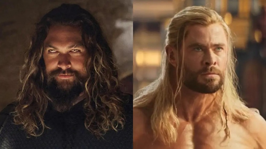 Jason Momoa nhờ Chris Hemsworth tư vấn để lấy lại vóc dáng cho 'Aquaman 2'