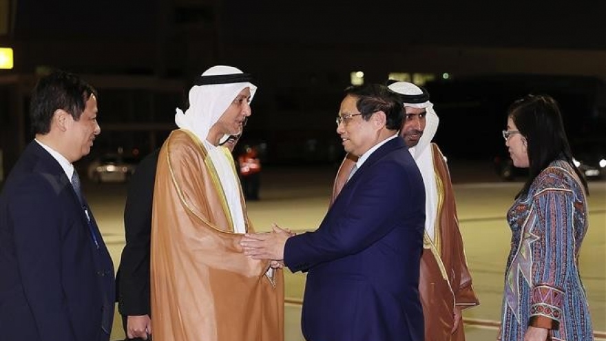 Vietnamese PM arrives in Dubai for COP28, bilateral meetings in UAE