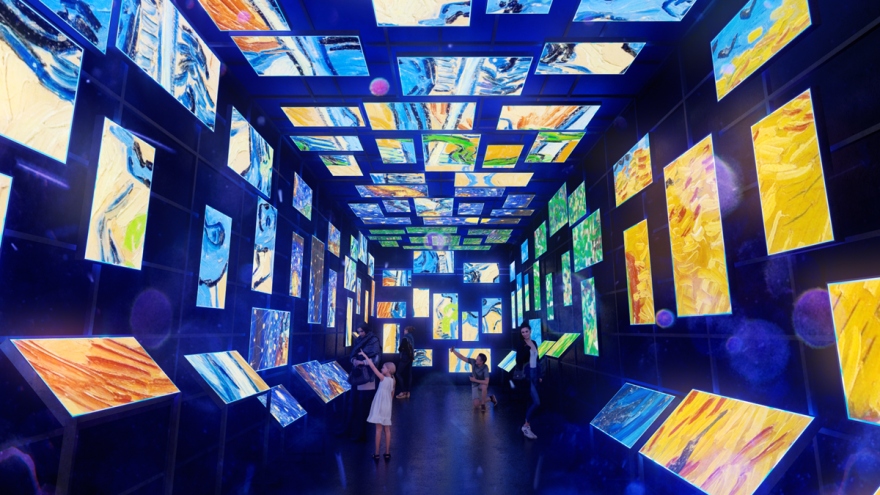 Triển lãm nghệ thuật tương tác Van Gogh ra mắt công chúng Việt Nam