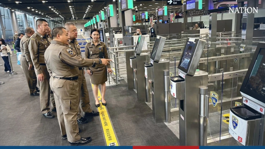 Thái Lan nâng cấp hệ thống xuất nhập cảnh phục vụ du khách nước ngoài