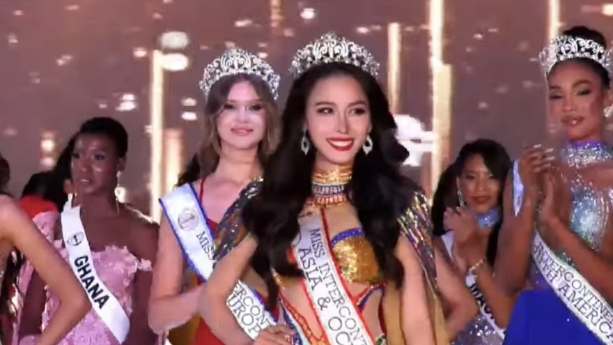 Đại diện Việt Nam đạt Á hậu 2, Thái Lan đăng quang Miss Intercontinental 2023