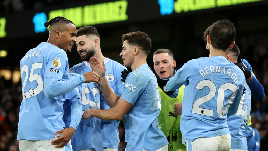 Kết quả bóng đá hôm nay 31/12: Man City thắng dễ trong ngày vắng Haaland