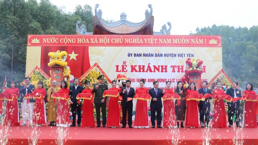 Bắc Giang khánh thành Khu tưởng niệm Anh hùng liệt sĩ Cao Kỳ Vân