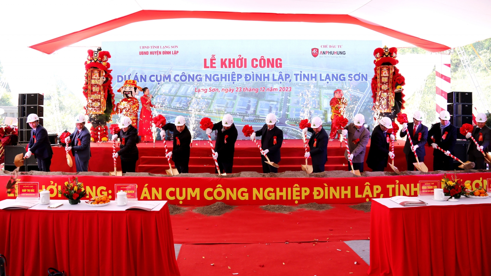 Khởi công dự án Cụm công nghiệp Đình Lập với tổng mức đầu tư gần 700 tỷ đồng
