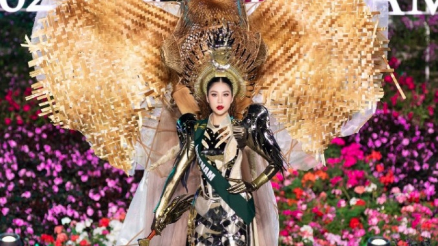 Vietnamese beauty makes Top 12 Best National Costume at Miss Earth 2023