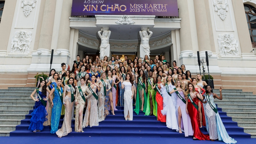 90 thí sinh Miss Earth 2023 ra mắt khán giả Việt Nam