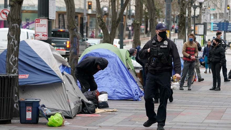 Số người vô gia cư ở Mỹ tăng cao kỷ lục