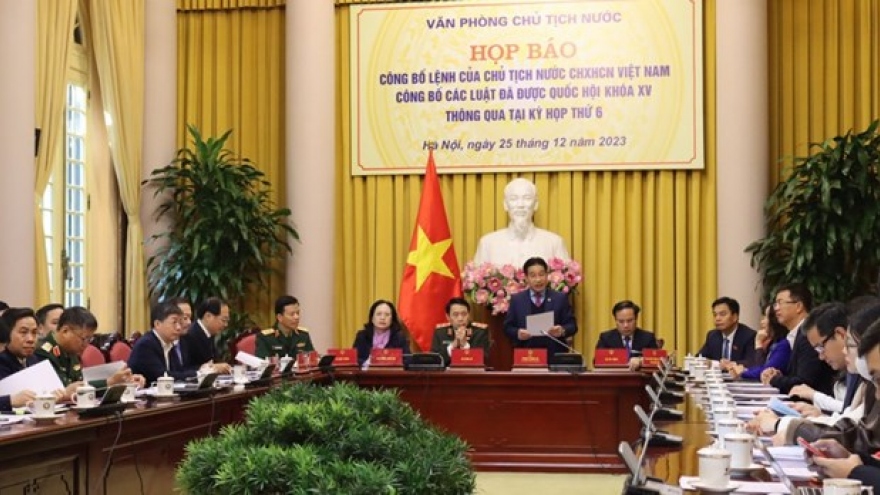 President issues order on promulgation of newly-adopted laws