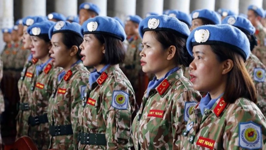 Vietnam’s servicewomen play active role in UN peacekeeping operations