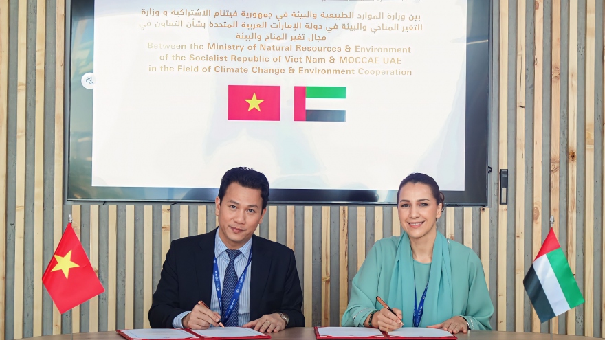Việt Nam và UAE tăng cường hợp tác về ứng phó với biến đổi khí hậu và môi trường