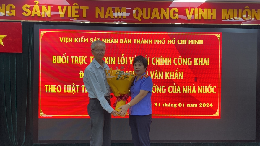 Viện Kiểm sát TP.HCM xin lỗi ông Nguyễn Văn Khẩn bị khởi tố oan 30 năm trước