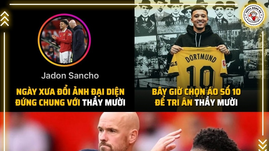 Biếm họa 24h: Sao MU ''tri ân'' HLV Ten Hag khi rời Old Trafford