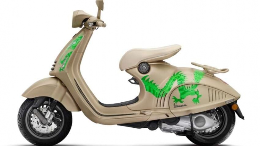 Ảnh chi tiết Vespa 946 Dragon chào đón năm Giáp Thìn 2024