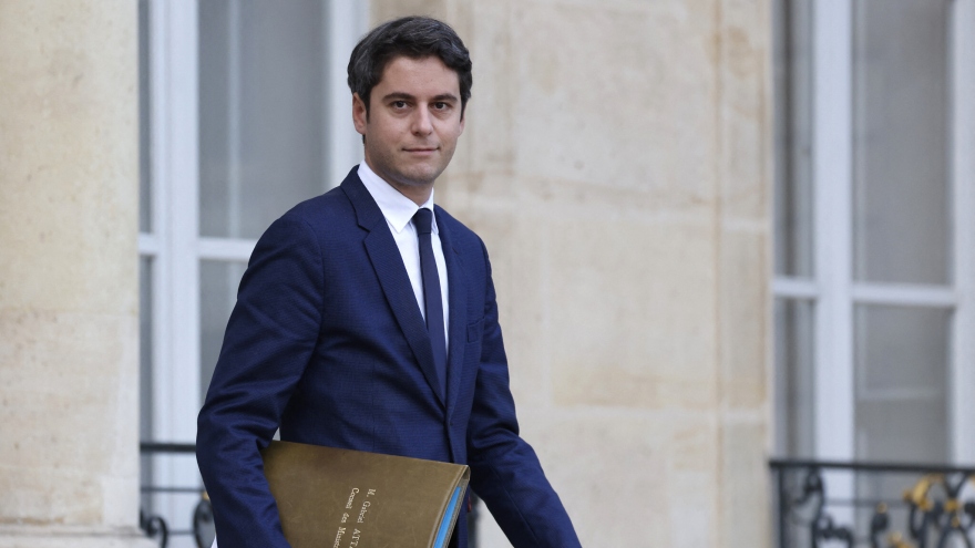 Ông Gabriel Attal trở thành Thủ tướng Pháp trẻ nhất lịch sử