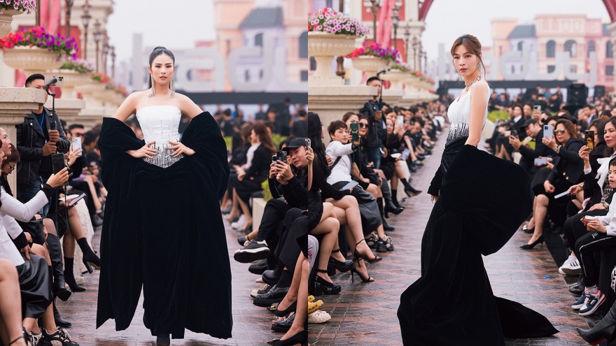 Nhiều năm rời xa sàn catwalk, Ngọc Hân, Thúy Hương tái xuất làm vedette