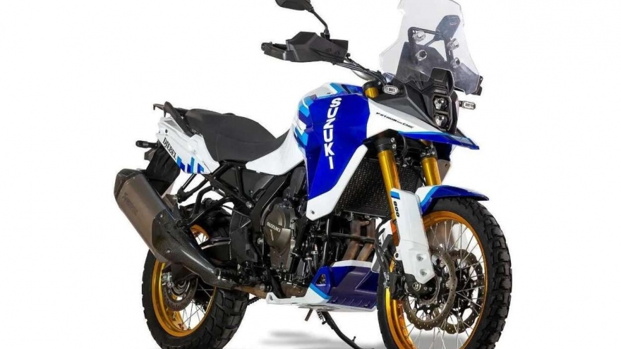 Chi tiết Suzuki V-Strom 800 DE Djebel 2024 vừa ra mắt, giá hơn 300 triệu đồng