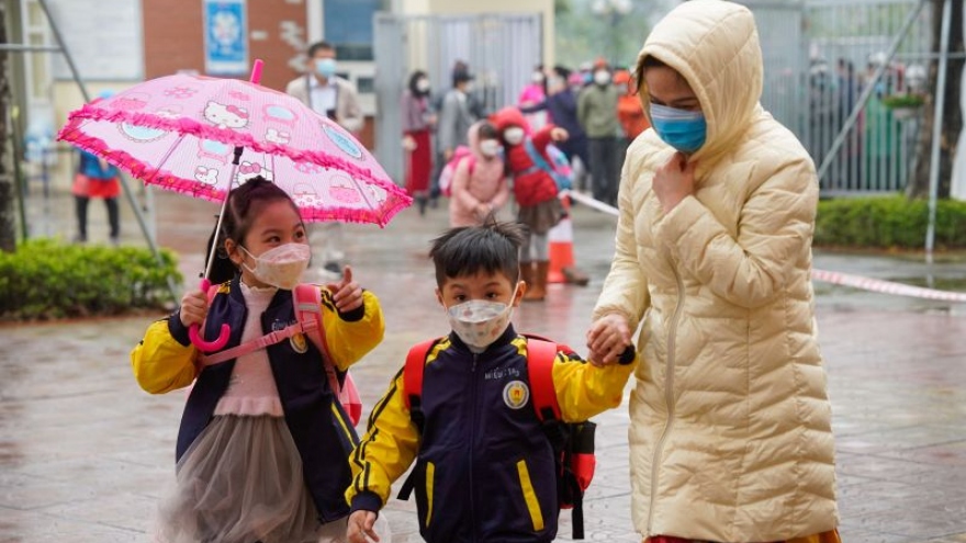 Nhiệt độ ngoài trời dưới 10°C học sinh mầm non, tiểu học ở Bắc Ninh được nghỉ