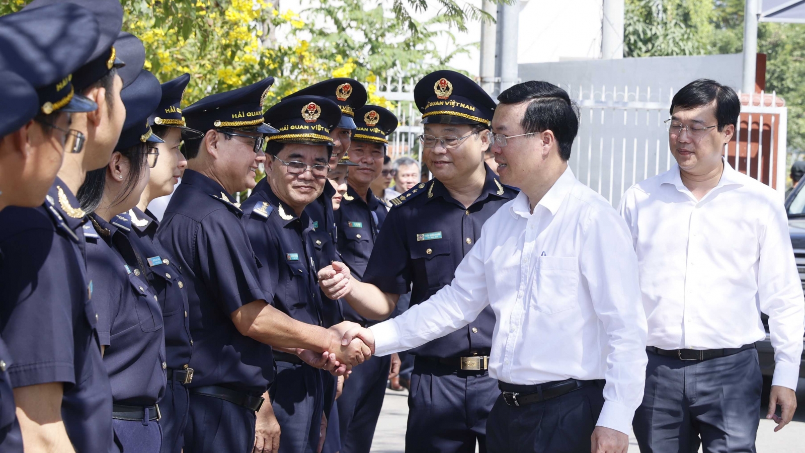 Chủ tịch nước Võ Văn Thưởng chúc Tết tại Đồng Tháp