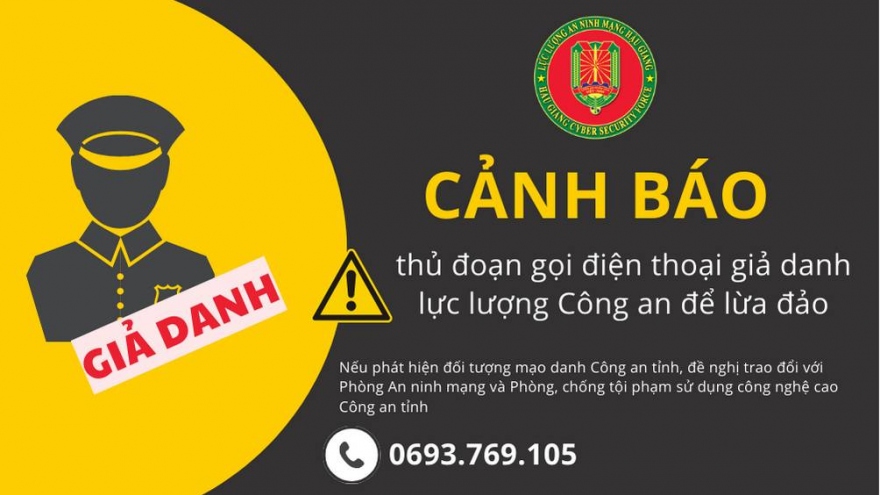 Mạo danh Phó Giám đốc Công an tỉnh Hậu Giang gọi điện "trao đổi công việc"