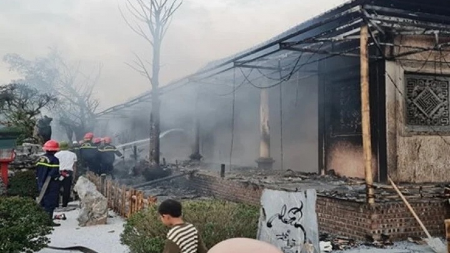 Nguyên nhân vụ cháy tại chùa Phật Quang bước đầu được xác định là do chập điện