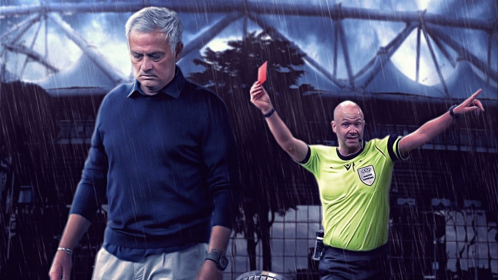 Biếm họa 24h: Jose Mourinho ngậm ngùi "nhận thẻ đỏ" rời AS Roma