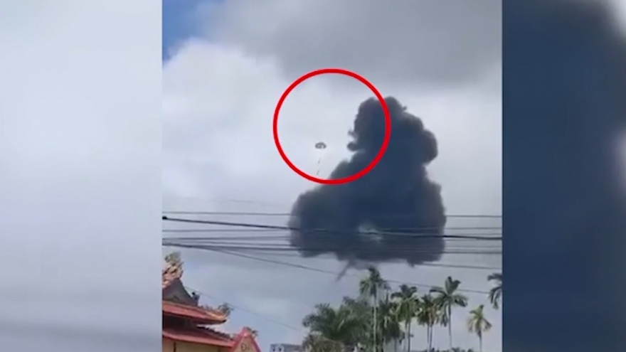 Điều tra nguyên nhân vụ máy bay quân sự rơi tại tỉnh Quảng Nam