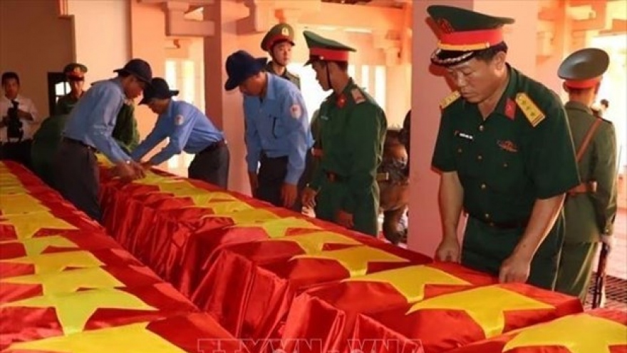 Remains of fallen soldiers repatriated from Cambodia