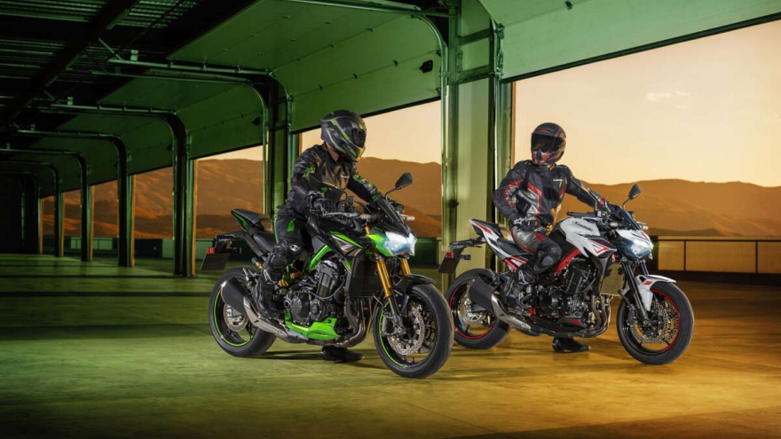 Kawasaki Z900 SE và Z900 ABS 2024 có thêm màu mới