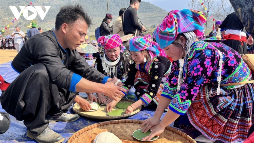Distinctive Gau Tao spring festival of the Mong in northern Vietnam
