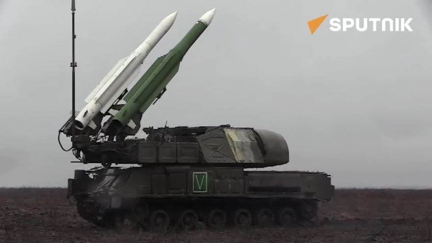 Cận cảnh tổ hợp Buk-M1 của Nga đánh chặn tên lửa HIMARS của Ukraine