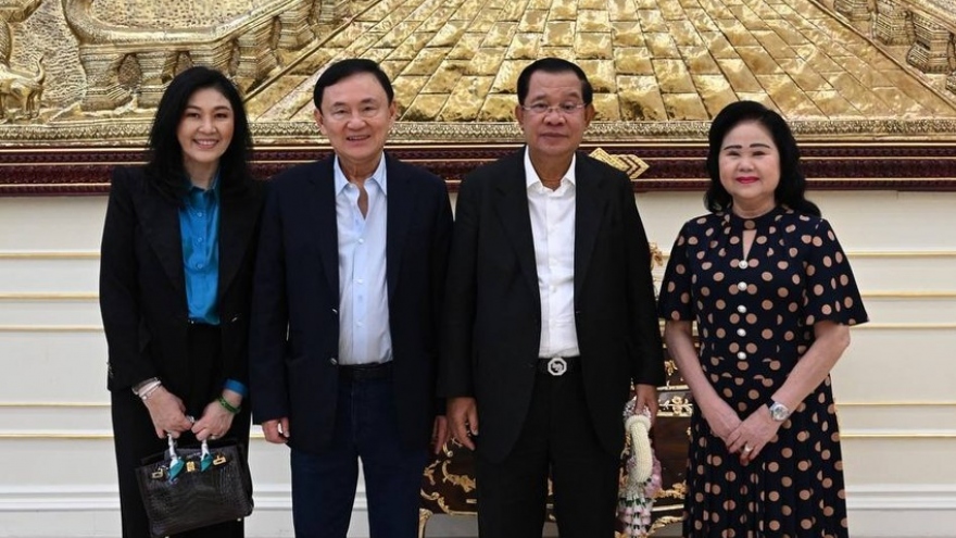 Cựu Thủ tướng Campuchia Hun Sen đến Thái Lan thăm cựu Thủ tướng Thaksin
