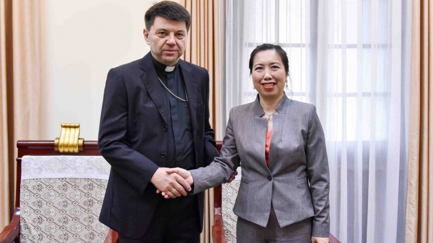 Thứ trưởng Ngoại giao tiếp Đại diện Thường trú Tòa thánh Vatican tại Việt Nam