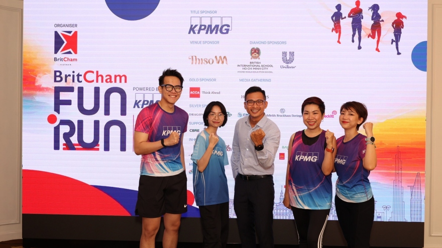 BritCham Vietnam fun run to raise money for charity activities
