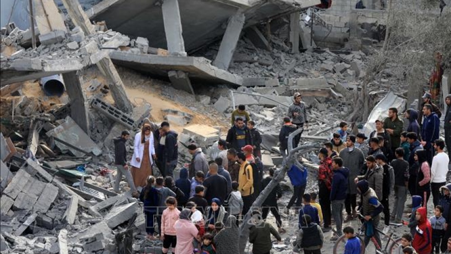 Quốc tế lo ngại sau cuộc không kích của Israel nhằm vào thành phố Rafah, Gaza