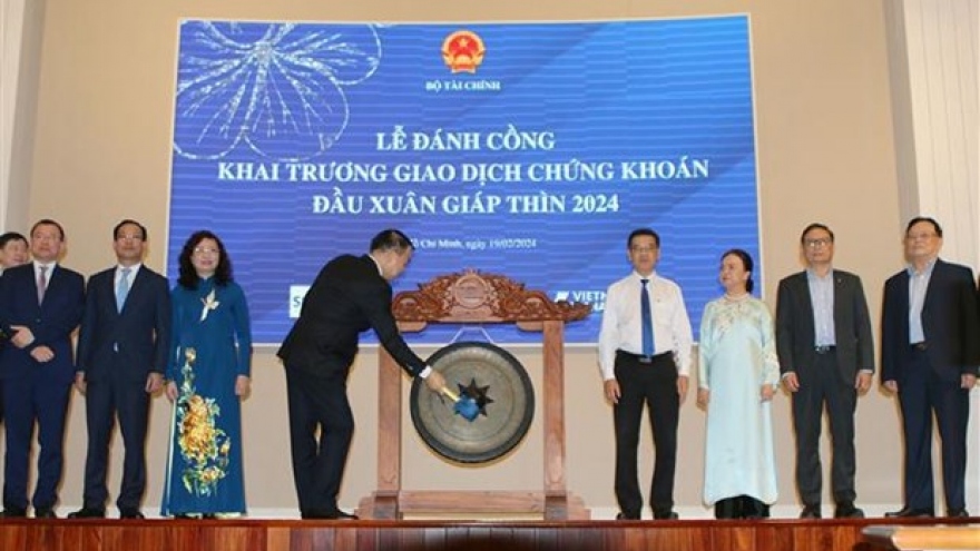 First trading session of Ho Chi Minh Stock Exchange opens after Tet holiday