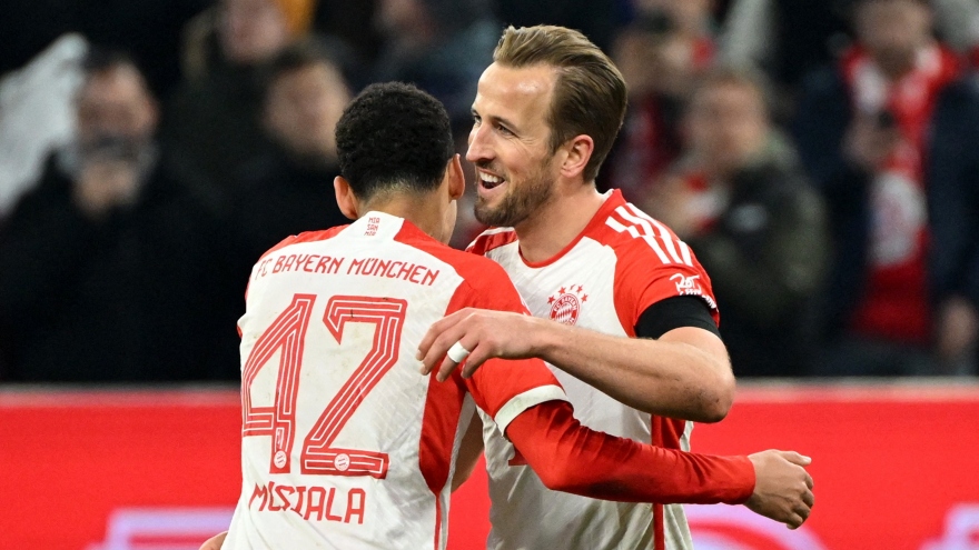 Kết quả bóng đá hôm nay 25/2: Harry Kane "giải cứu" Bayern Munich ở phút bù giờ